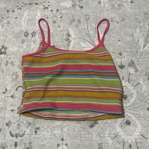 multi colored small target top